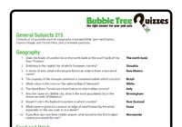 General Subjects 215 General Subjects 215